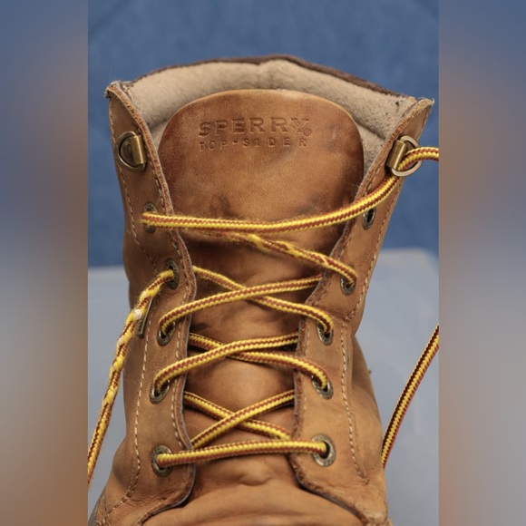 SPERRY Men\'s Waterproof Lace-Up Leather Avenue Duck Boots Brown ‎ 12M Gorpcore main image 8